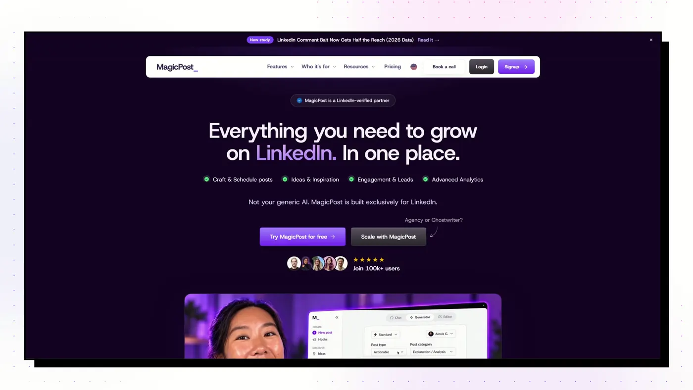 MagicPost website, October 2026