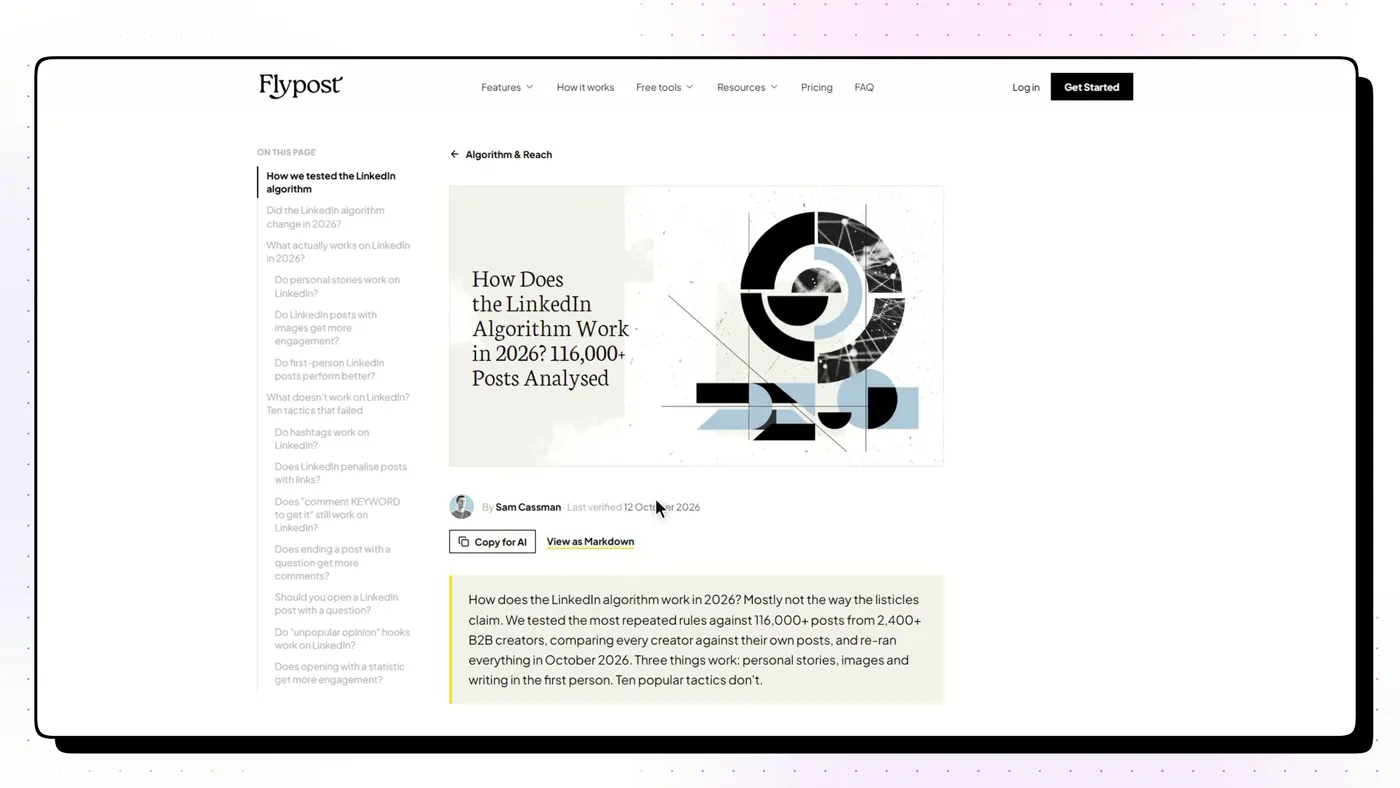 The study: 116,000+ LinkedIn posts from 2,400+ creators